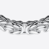 Sterling silver bracelet: King bracelet silver 10mm