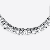 Sterling silver chain: Byzantine chain silver 2,5mm