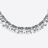 Sterling silver byzantine necklace for men, 3,0 mm