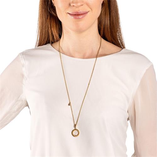 Damen Halskette Mauritia aus Edelstahl, vergoldet