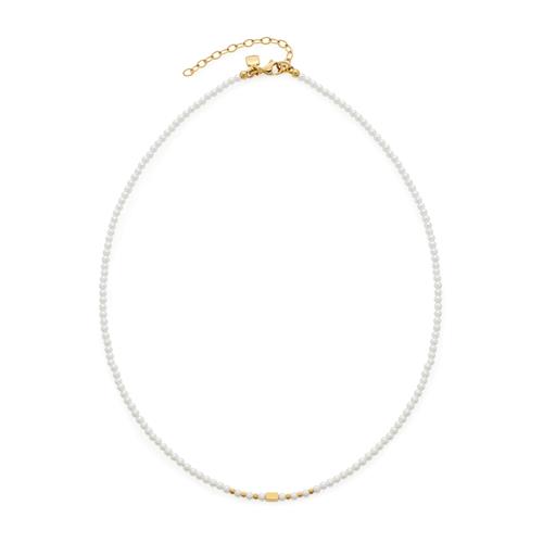 Doro Ciao Perlenkette für Damen, Edelstahl, gold