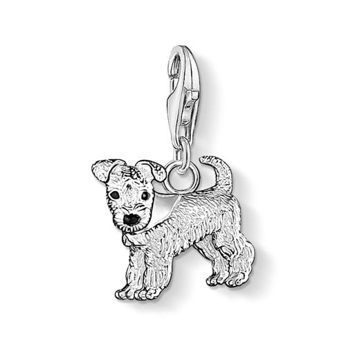 Damen Charm-Anhänger Hund aus Sterlingsilber