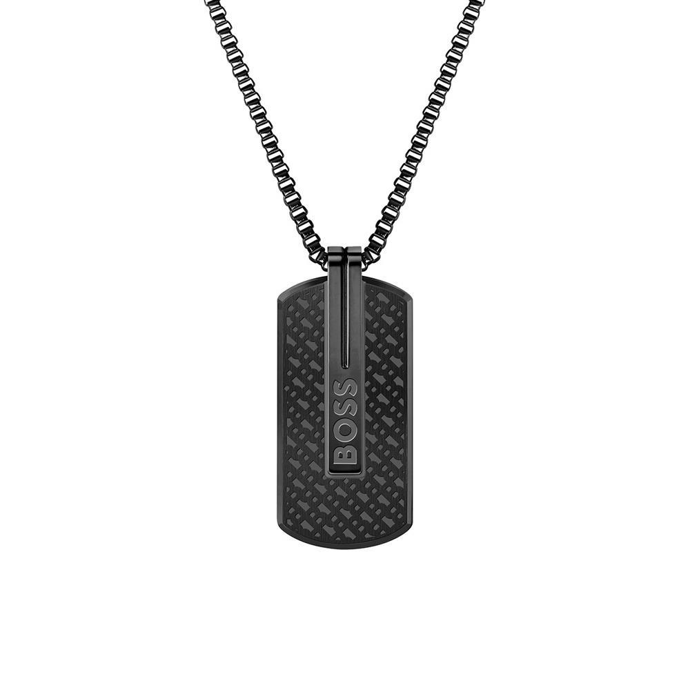 Hugo Boss Sarkis Necklace For Men In Stainless Steel, Engravable 1580361