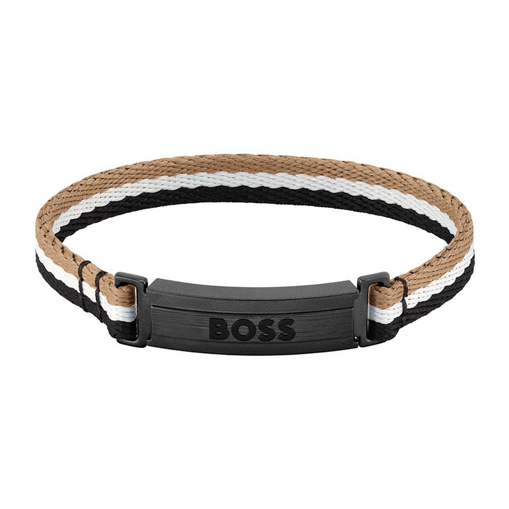 Gents Boss Jewellery Metal Link Essentials Bracelet 1580036 | WatchShop.com™