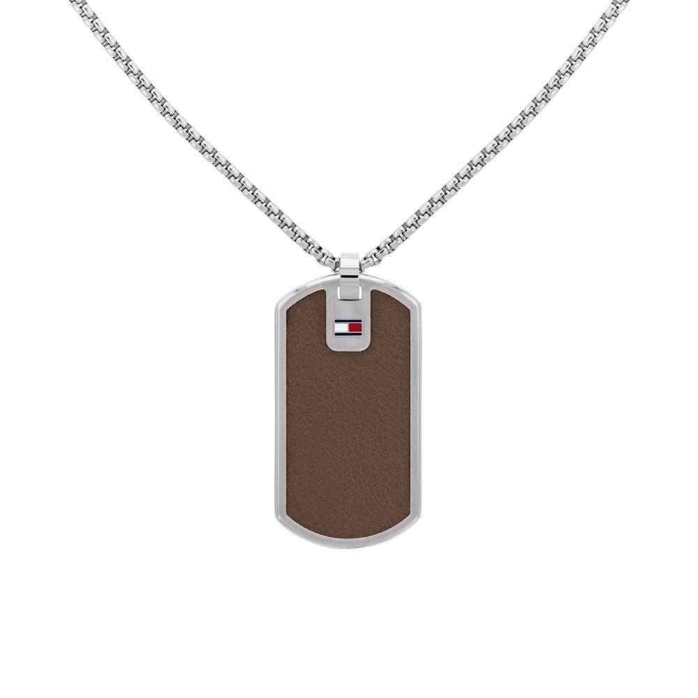 Chisel Stainless Steel Reversible Dog Tag Necklace 24 Inch
