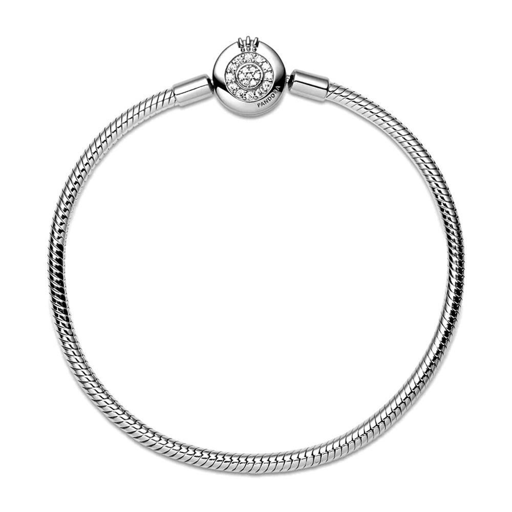 Authentic Pandora Bracelet Heart Shape Clasp Sterling Silver 6.9 17 Cm  Pandora Free Shipping - Etsy