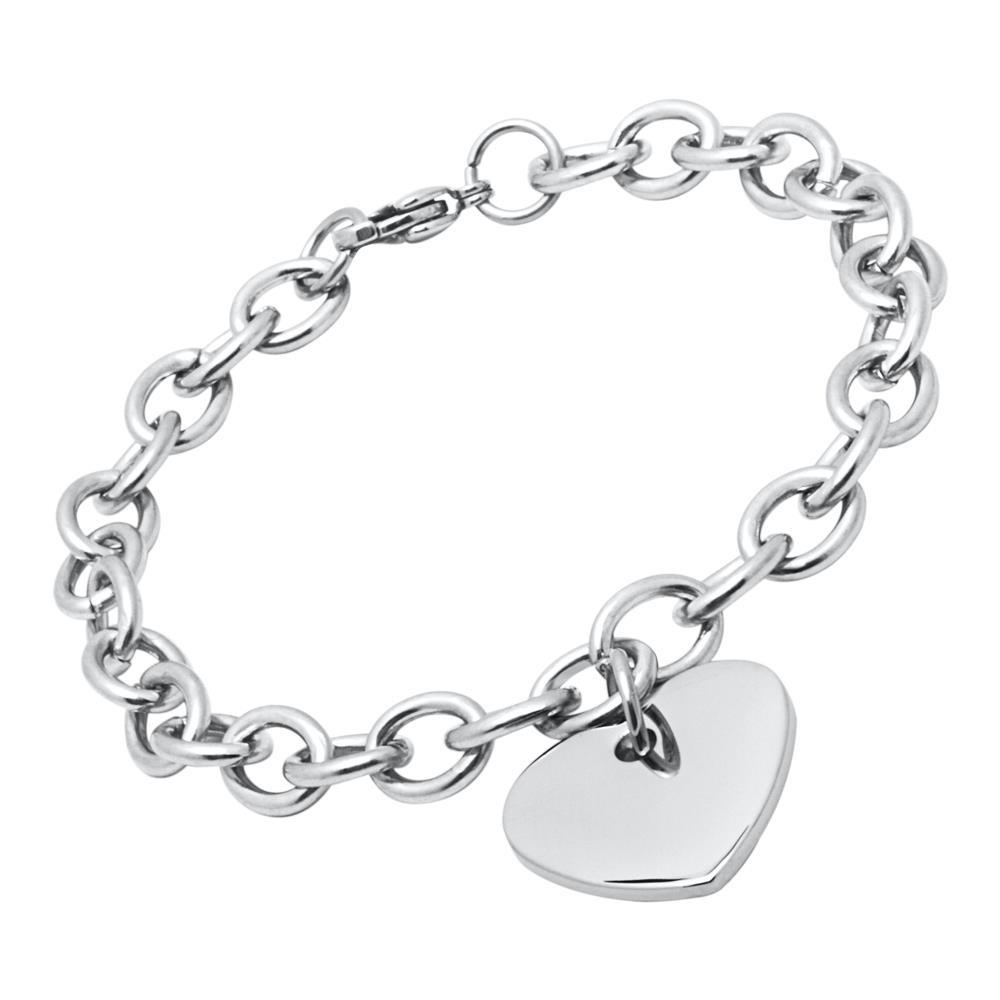 Juego de pulseras personalizadas de plata para él y para ella, grabadas  gratis, Acero inoxidable