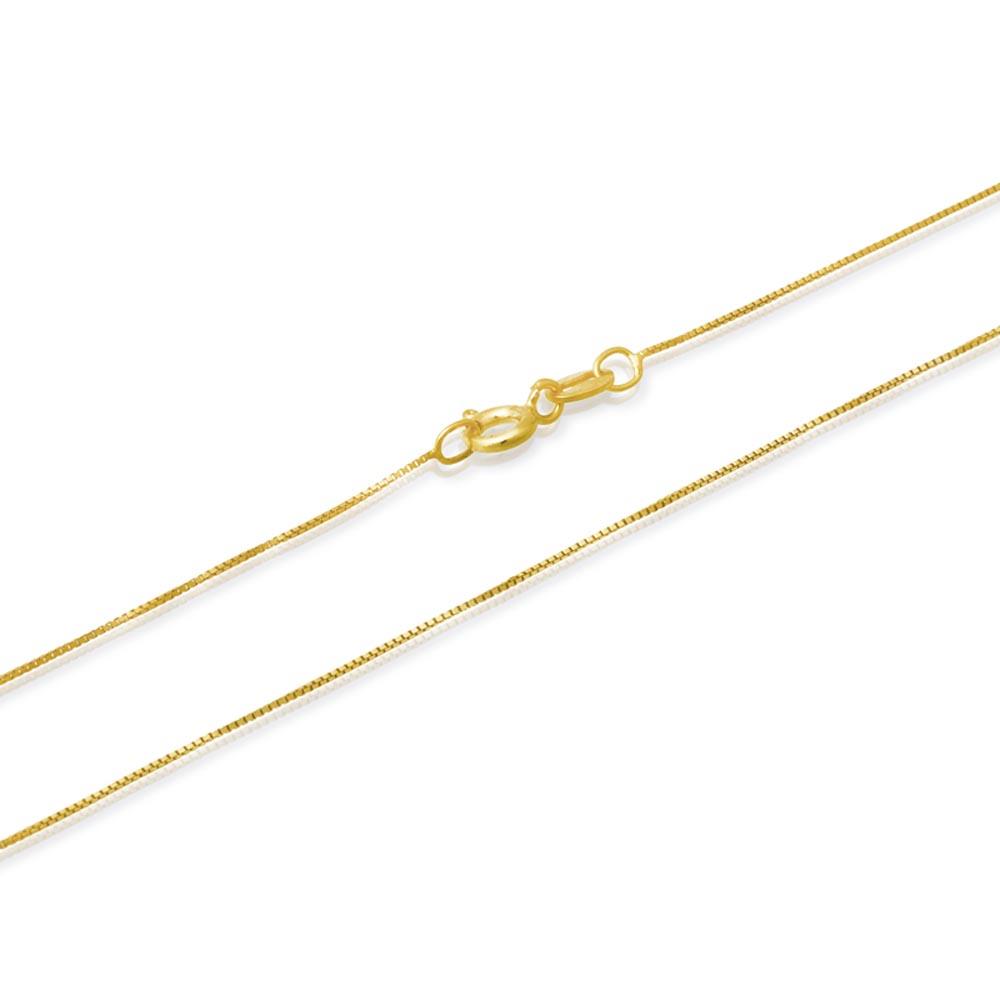 14ct gold chain: Venetian necklace gold 45cm