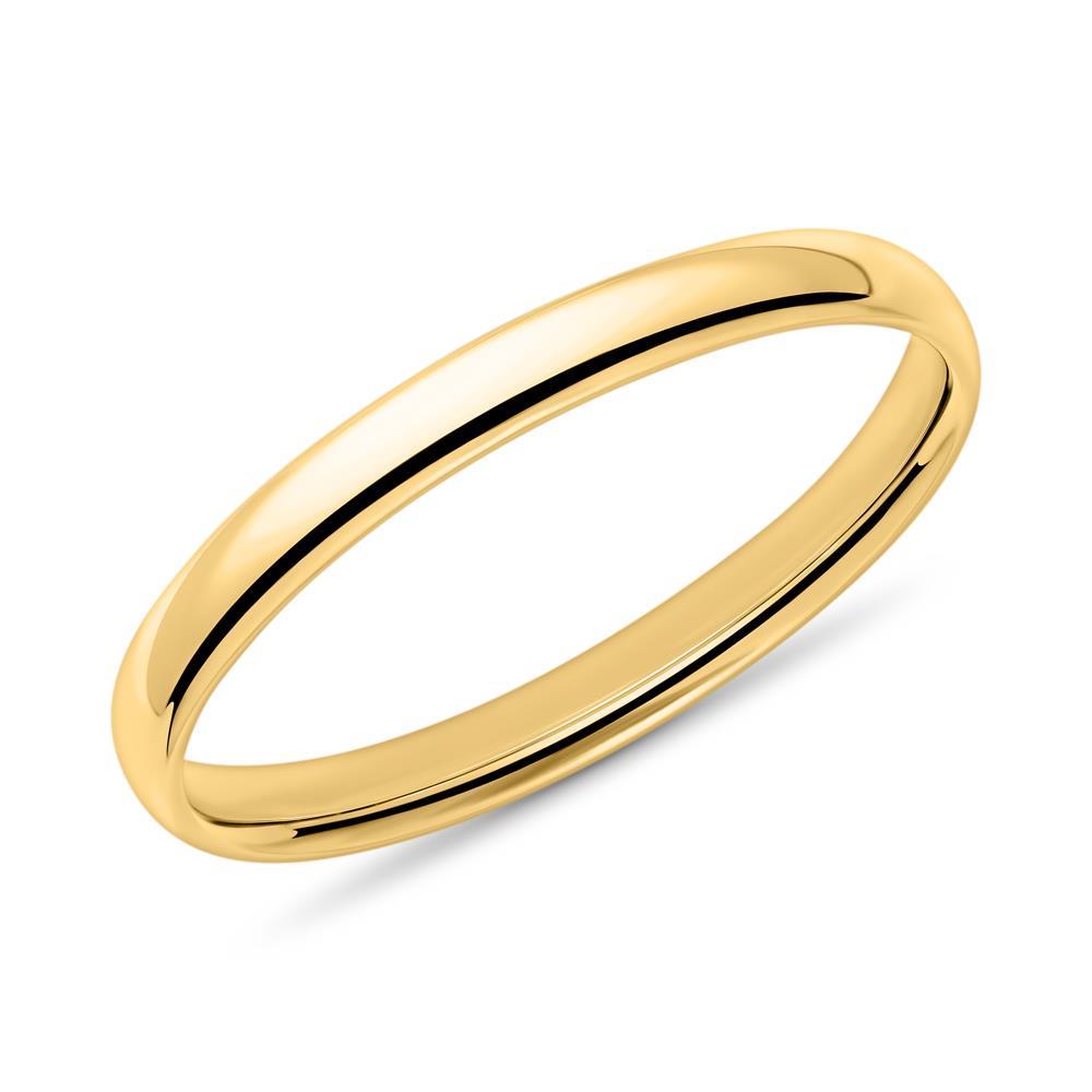 Men's ring in 14K yellow gold