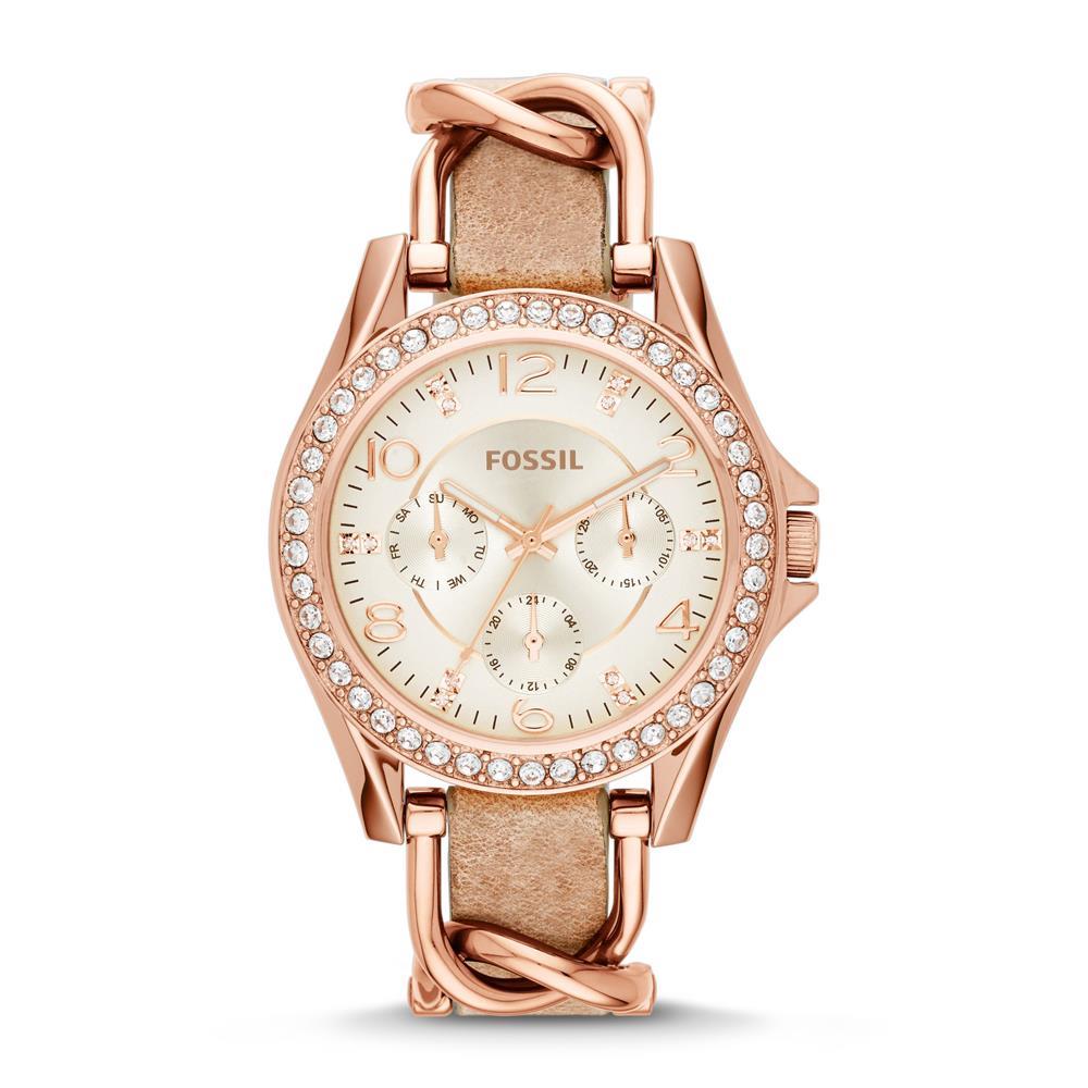 Watch for women in pink with zirconia