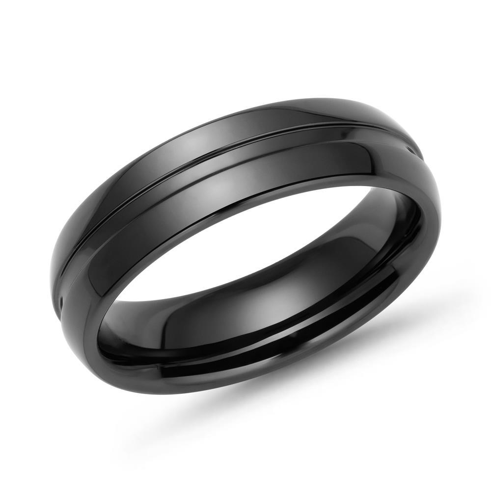 Schwarzer Ring aus Keramik Keramikring facettiert schwarz Breite 4mm, Gothic Schmuck, Schmuck Themen