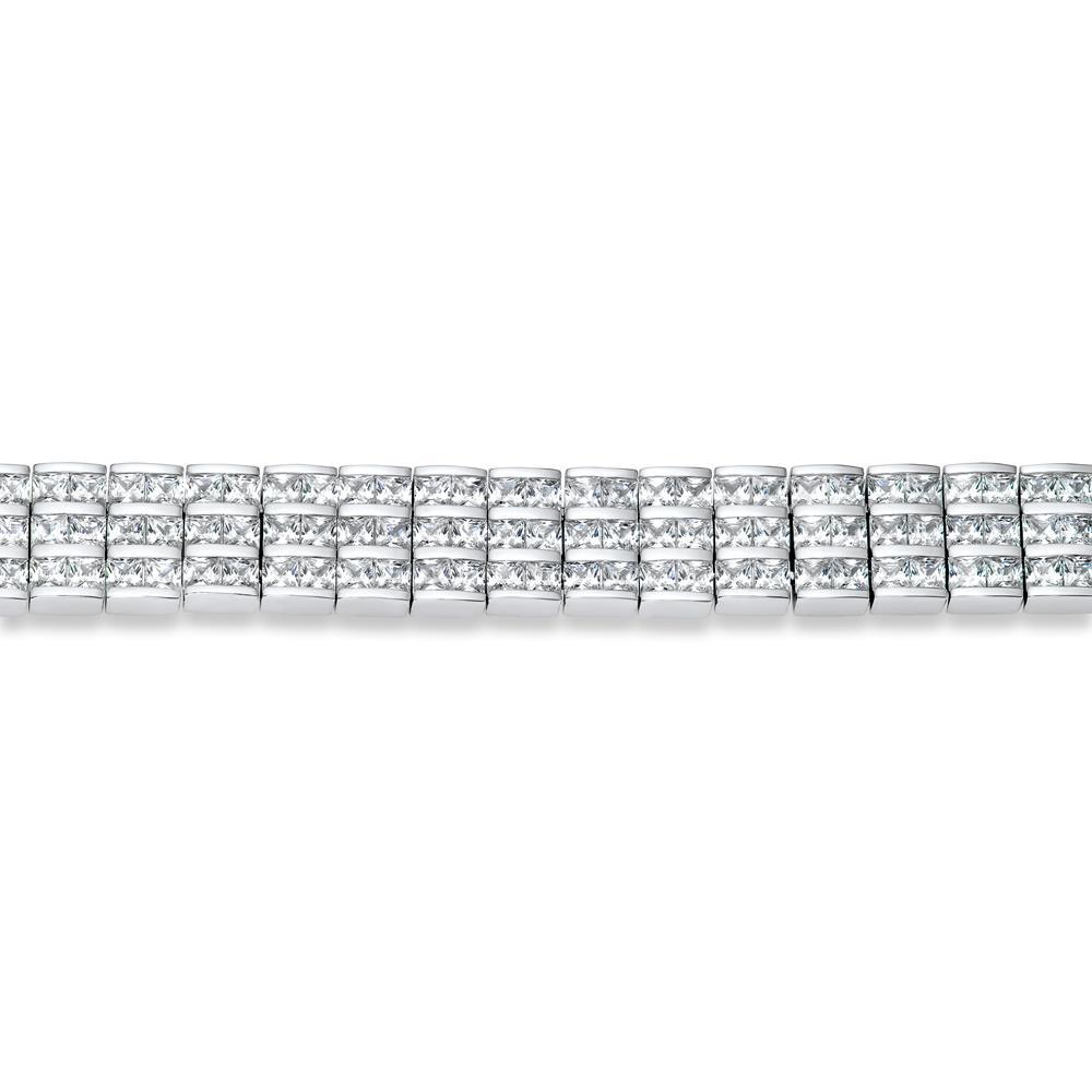 Armband Silber 54g Zirkonia Exklusives SB0043 Steine