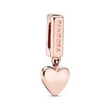 ROSE Reflections Clip Floating Heart, engravable