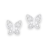 Stud Earrings Butterflies For Girls In 925 Silver