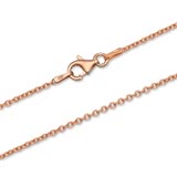 Anchorchain Silver Rose Gold Plated 1,2mm