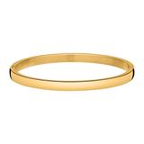 Engraving Bangle Ladies Stainless Steel Gold Plated