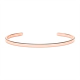 Engravable Stainless Steel Ip Rose Gold Bangle