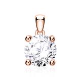 585 Rose Gold Ladies' Necklace With Diamond