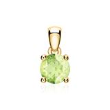 14-Carat Gold Necklace With Peridot