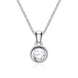 14ct White Gold Necklace For Ladies With Diamond
