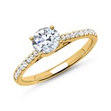 14 Karaat Gouden Diamanten Ring