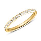 750er Gold Ring Eternity 43 Diamanten