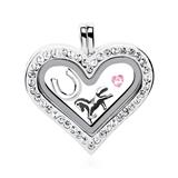 Locket Charms Set Sterling Silver