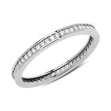 Eternity Ring In 8ct White Gold With Zirconia