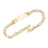 Star Bracelet Figaro Gold Plated