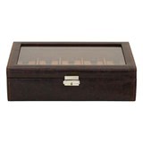 Watch Box Brown Cognac For 10 Watches
