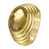 Ring Selena Stainless Steel Yellow Gold