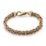 Hype King Bracelet For Men In Stainless Steel, Ip Gold