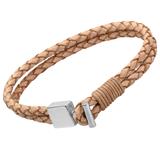 Leather Strap: Sand-Coloured Steel Clasp