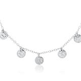 925 Silver Necklace With Round Pendants