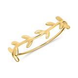 Ring Leaf Tendril Of Gold-Plated 925 Silver