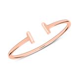 Ring In Rose Gold-Plated Sterling Silver