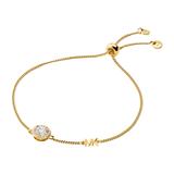 Ladies Bracelet In Gold-Plated 925 Silver With Zirconia