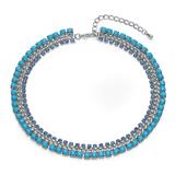 Ladies Necklace With Turquoise Stones