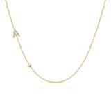 Personalisable 14K Gold Chain With Diamonds