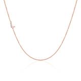 Chain Letter For Ladies In 14K Rose Gold