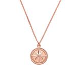 Wind Rose Necklace For Ladies In 925 Sterling Silver, Rosé