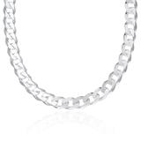 Sterling Silver Chain: Curb Chain Silver 9,5mm