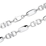 Sterling Silver Plate Necklace For Men