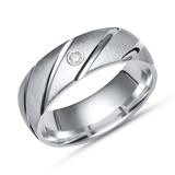 Exklusiver Ring 925 Silber mit Zirkonia 6mm