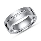 Sterling Silver Ring: Ring Silver Zirconia