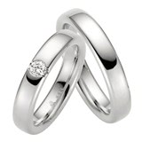 White Gold Wedding Rings 4,5mm