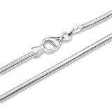 Sterling Silver Chain: Snake Chain Silver 2,4mm
