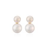 Earstuds Made Of Gold-Plated 925 Silver With Pearls