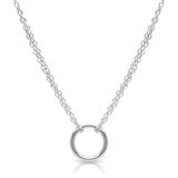 Necklace Round Pendant Sterling Silver Pendant