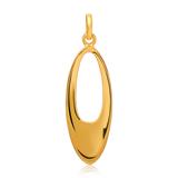 Modern Gold-Plated Silver Pendant